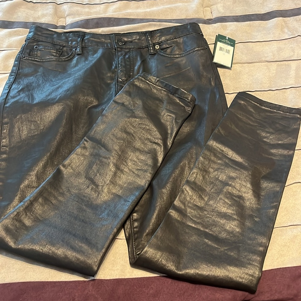 Lauren Ralph Lauren Women's Black Jeans, Size 10